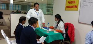 Annual Health Check-up for employees at ICC.